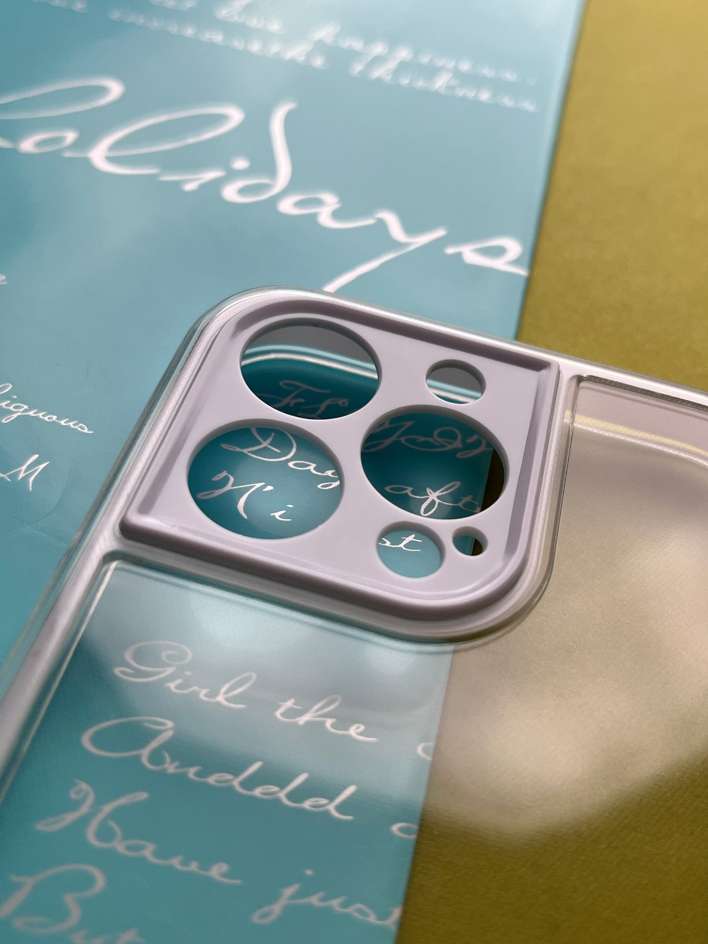 2 in1 Camera Protection Coloured Border case