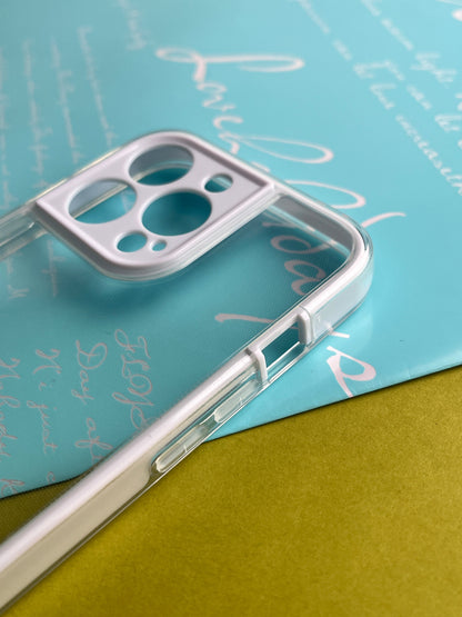 2 in1 Camera Protection Coloured Border case