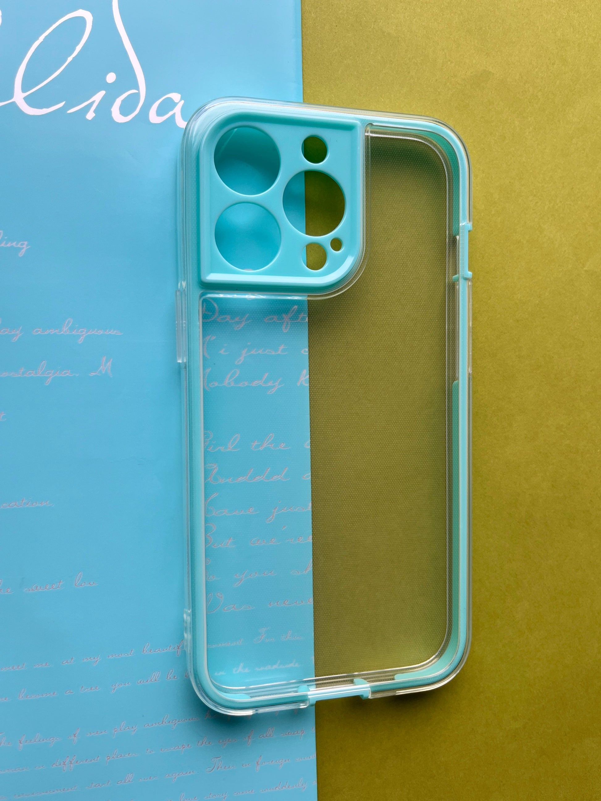 2 in1 Camera Protection Coloured Border case