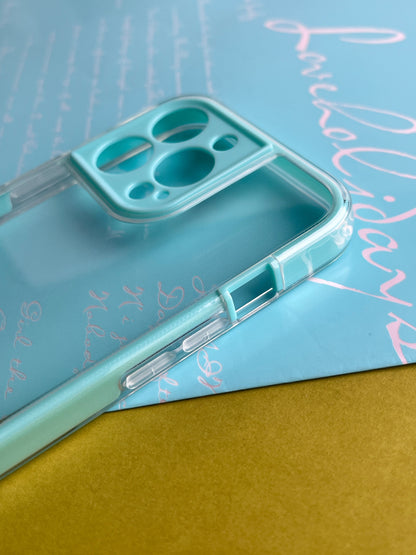 2 in1 Camera Protection Coloured Border case