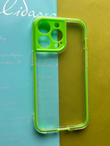 2 in1 Camera Protection Coloured Border case