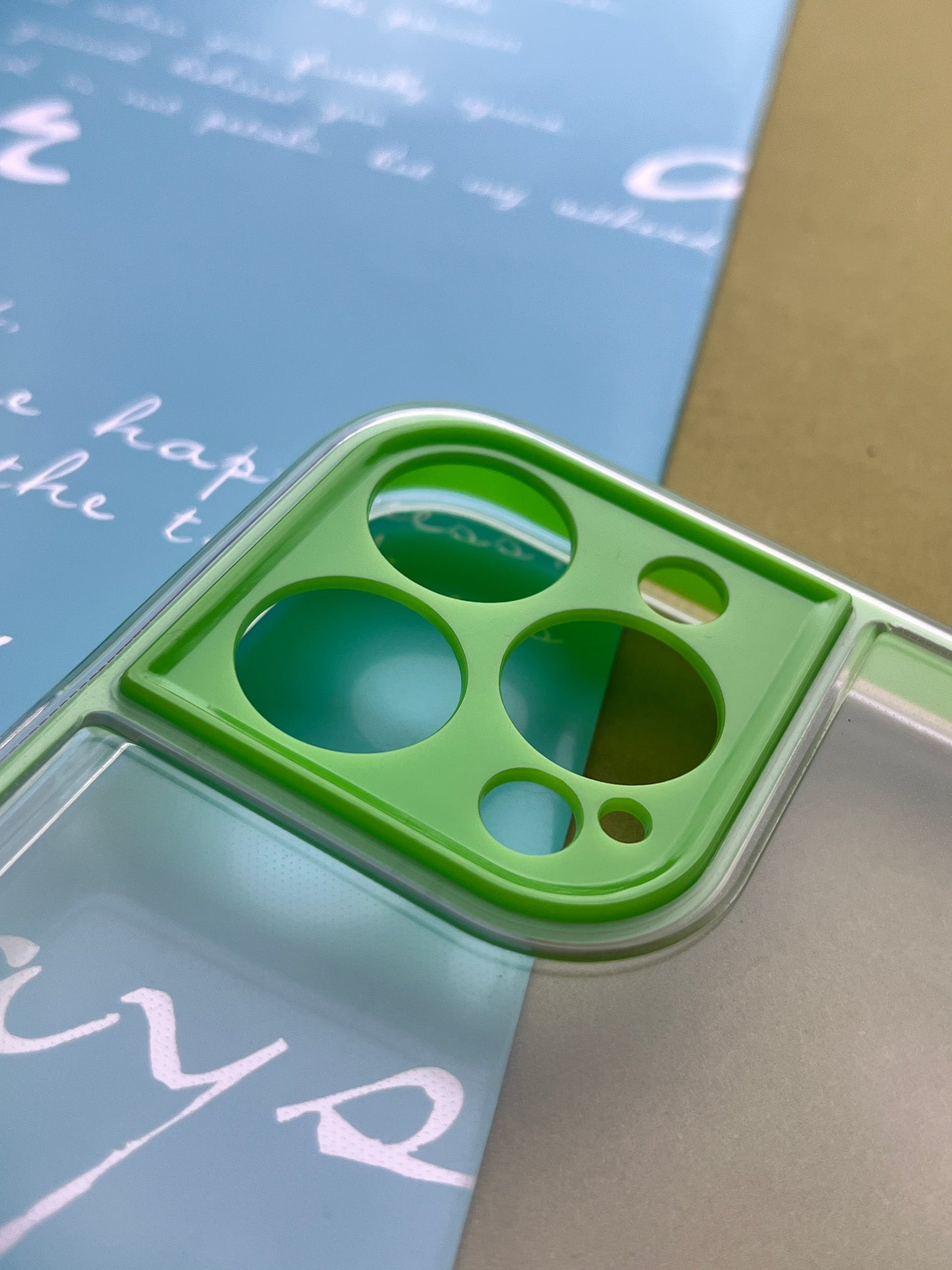 2 in1 Camera Protection Coloured Border case