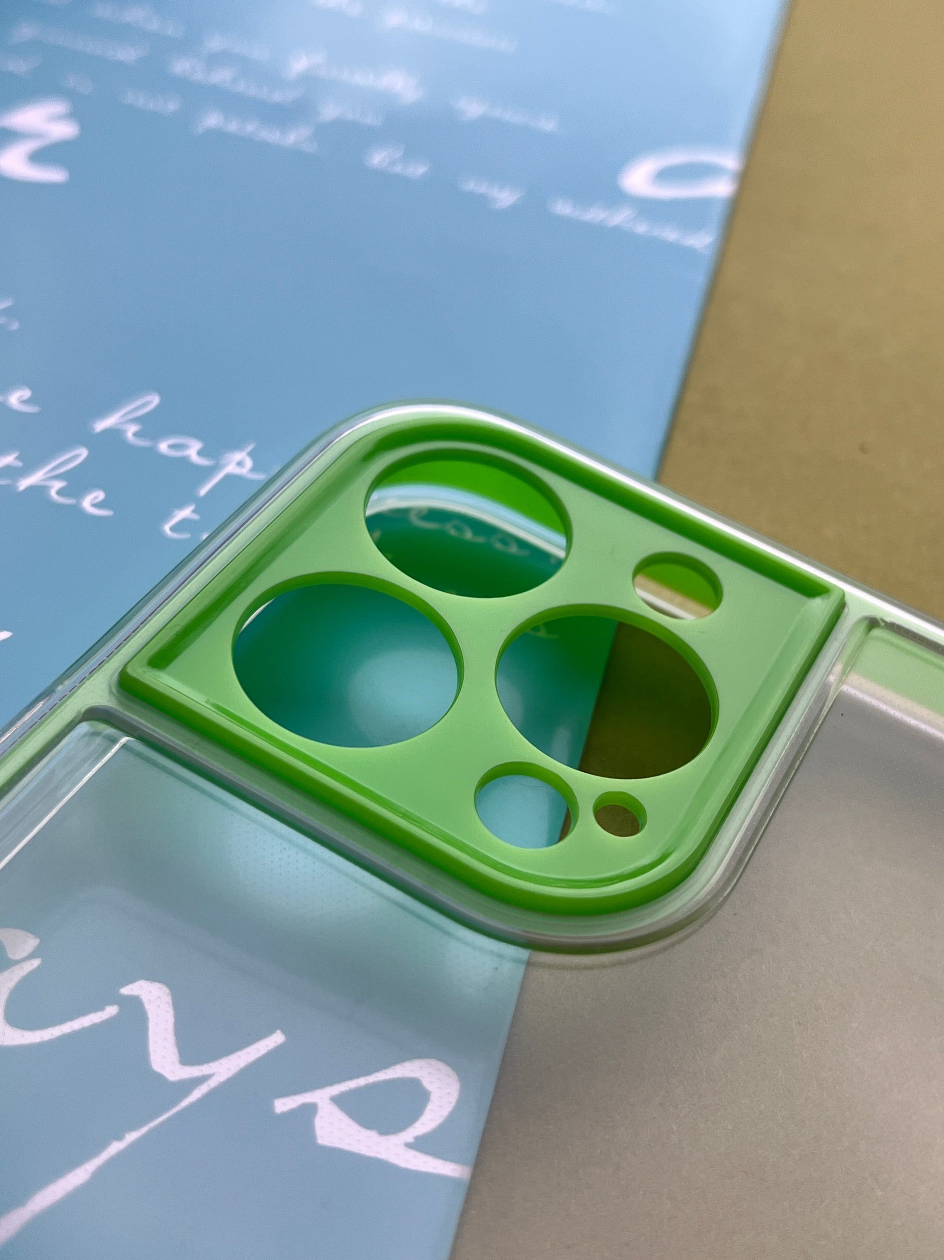 2 in1 Camera Protection Coloured Border case