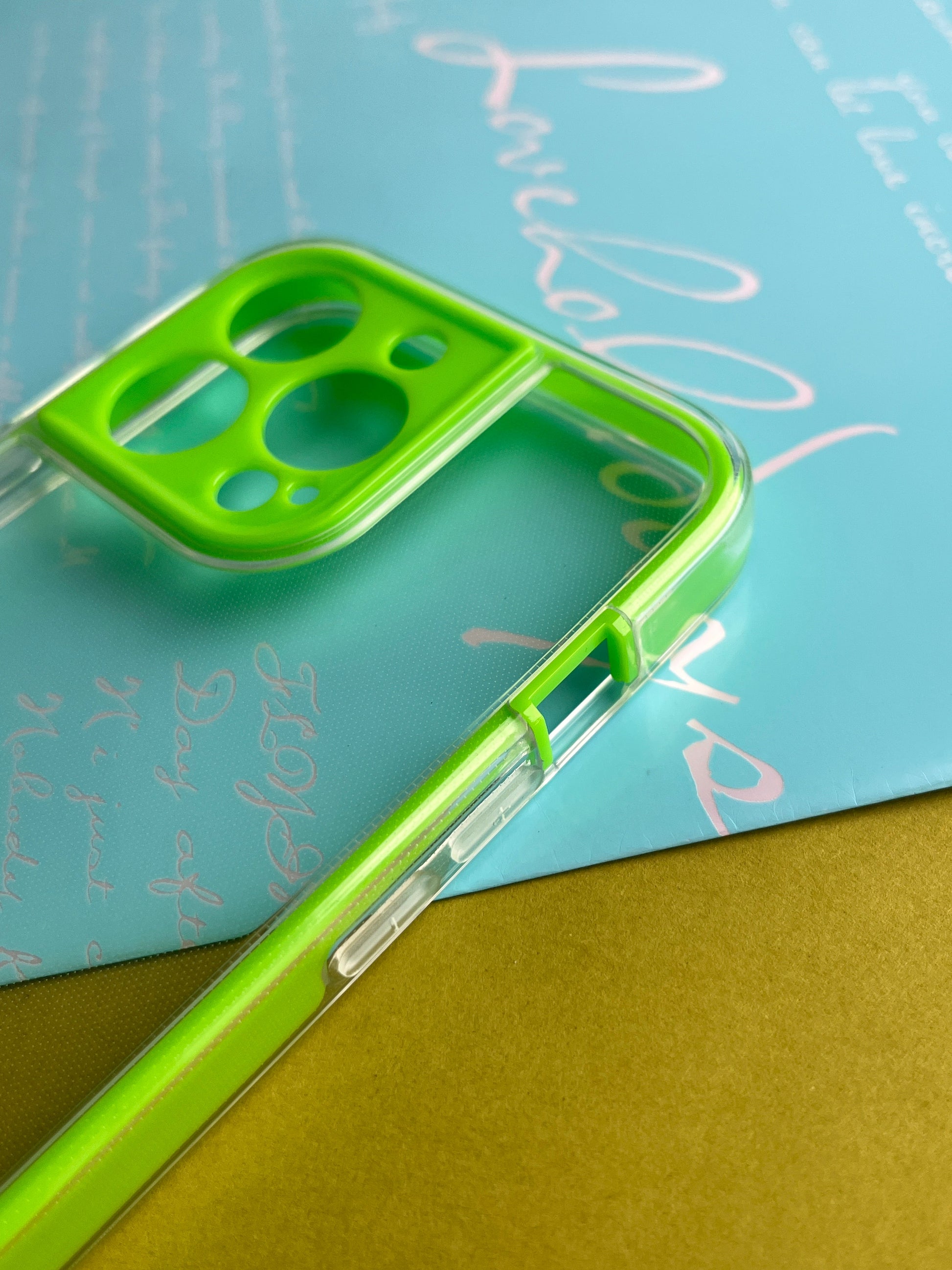 2 in1 Camera Protection Coloured Border case