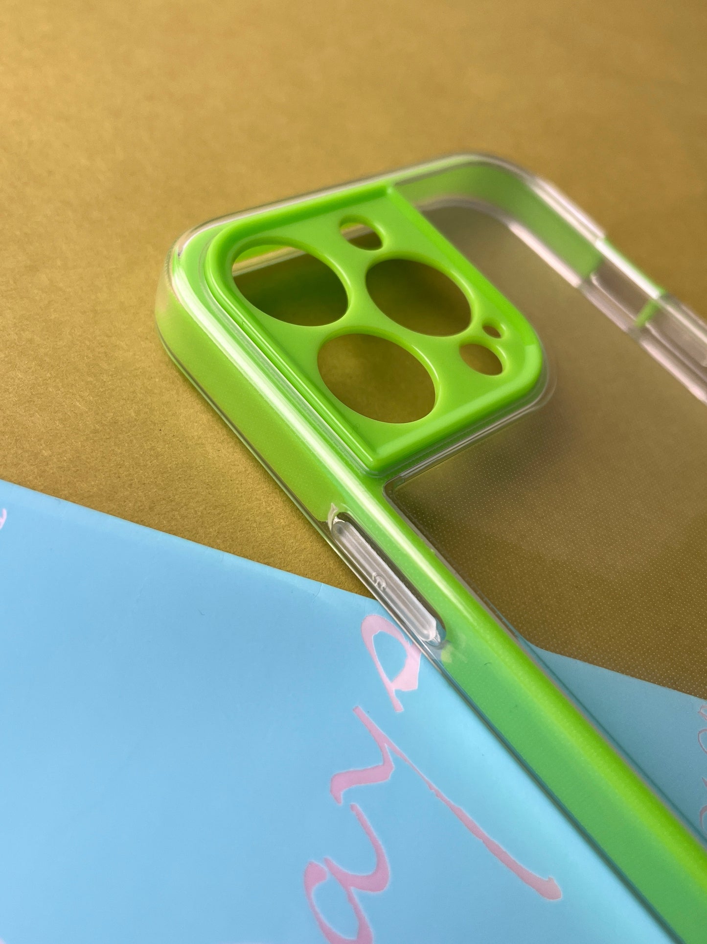 2 in1 Camera Protection Coloured Border case