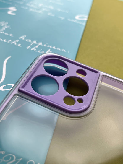 2 in1 Camera Protection Coloured Border case