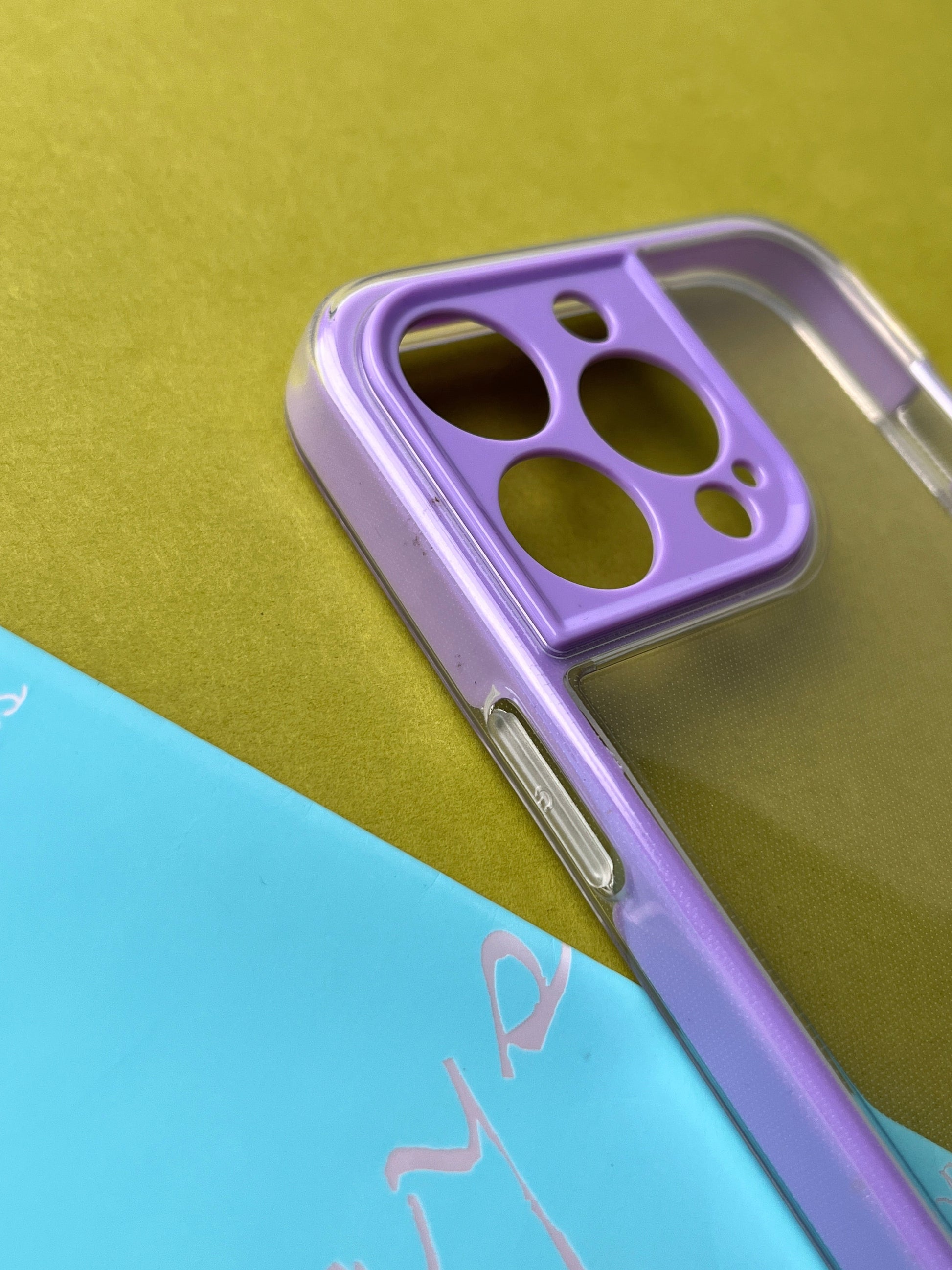 2 in1 Camera Protection Coloured Border case