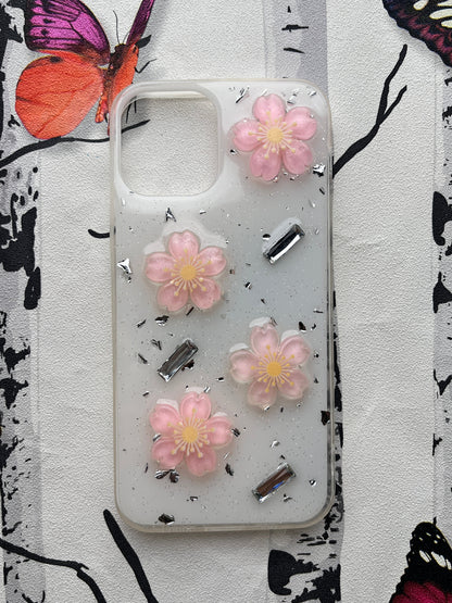 Ladies Spacial Floral Stone Diamond Case