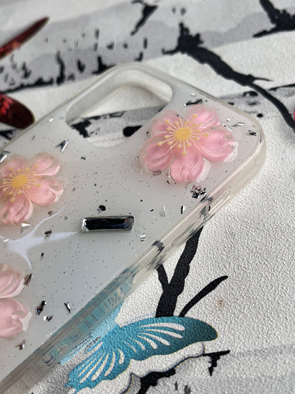 Ladies Spacial Floral Stone Diamond Case