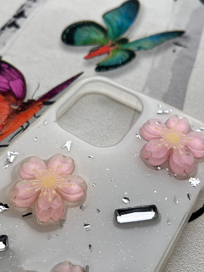 Ladies Spacial Floral Stone Diamond Case