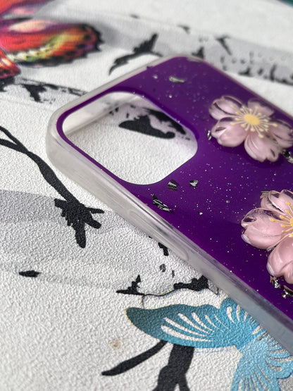 Ladies Spacial Floral Stone Diamond Case