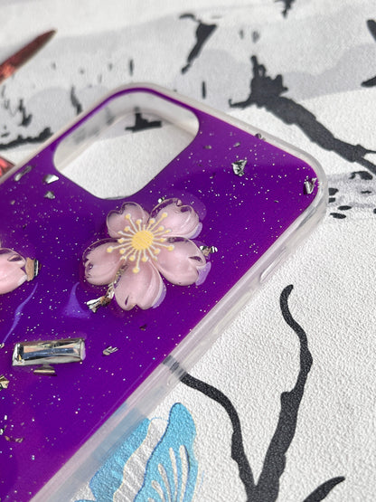 Ladies Spacial Floral Stone Diamond Case