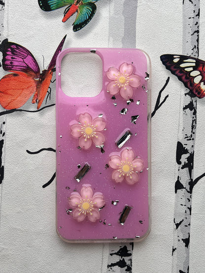 Ladies Spacial Floral Stone Diamond Case