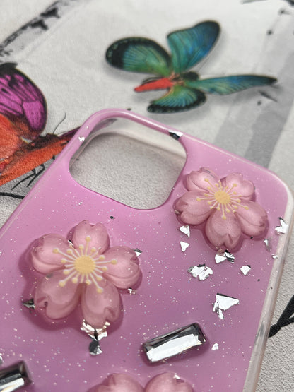 Ladies Spacial Floral Stone Diamond Case