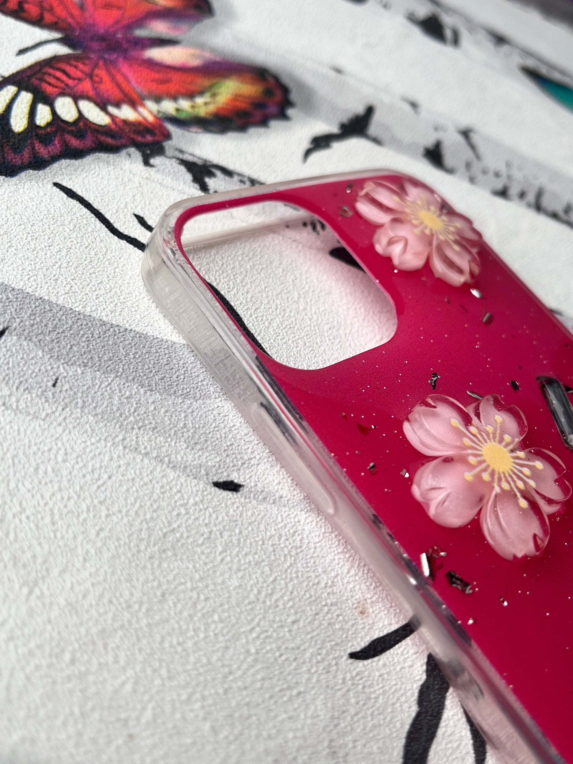 Ladies Spacial Floral Stone Diamond Case