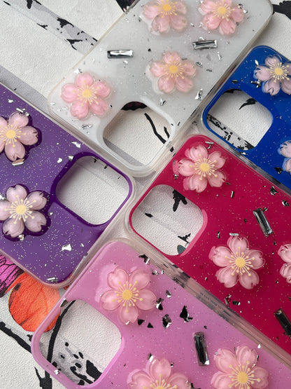 Ladies Spacial Floral Stone Diamond Case