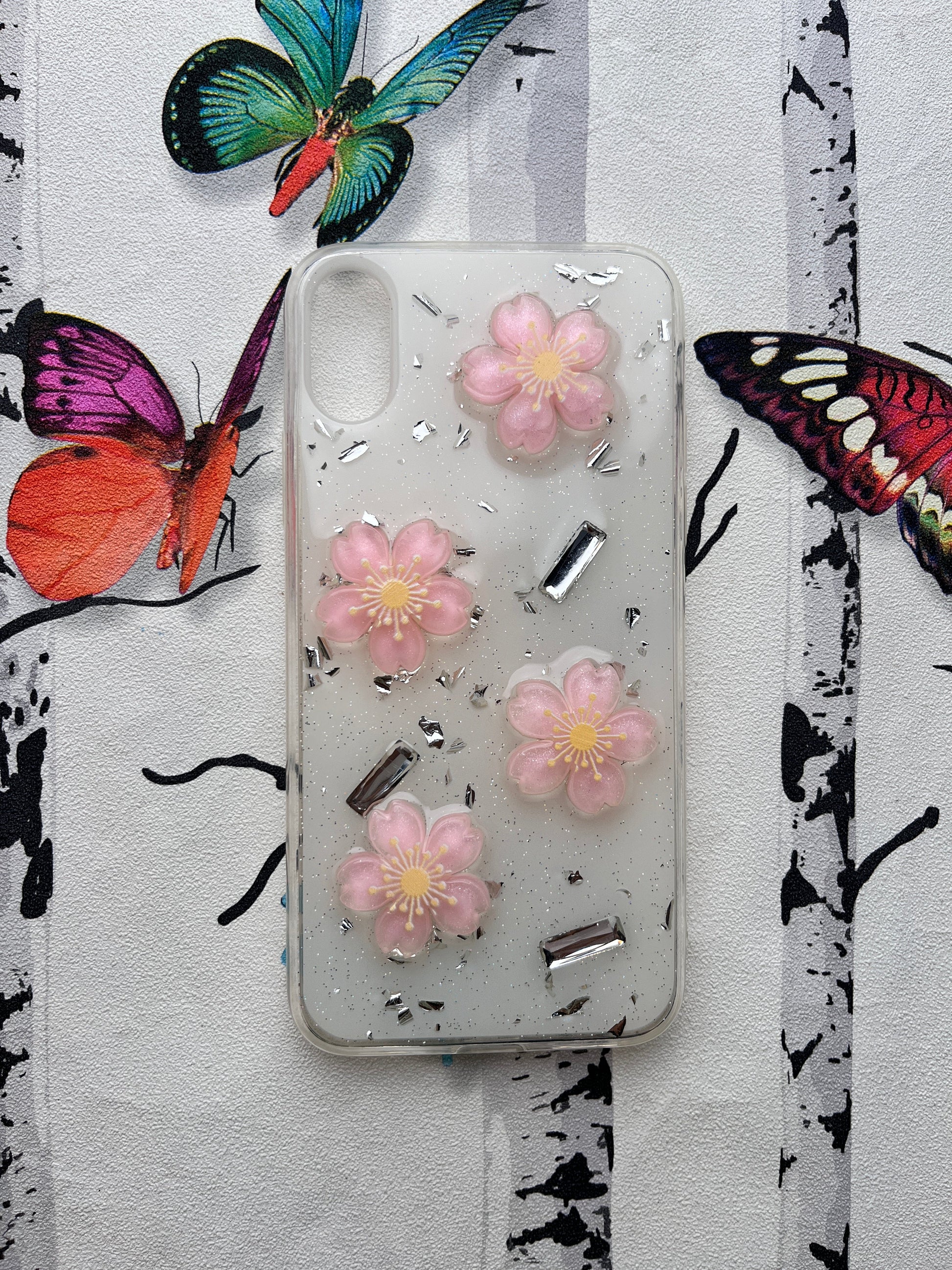 Ladies Spacial Floral Stone Diamond Case