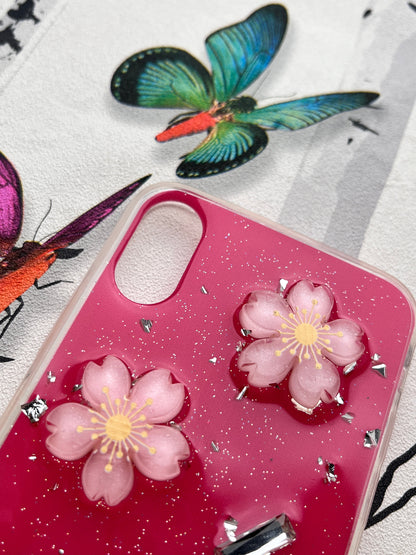 Ladies Spacial Floral Stone Diamond Case