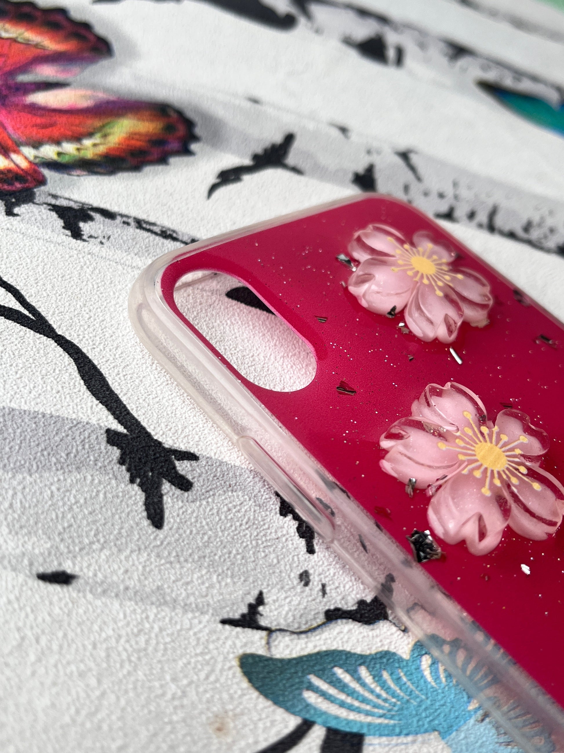 Ladies Spacial Floral Stone Diamond Case