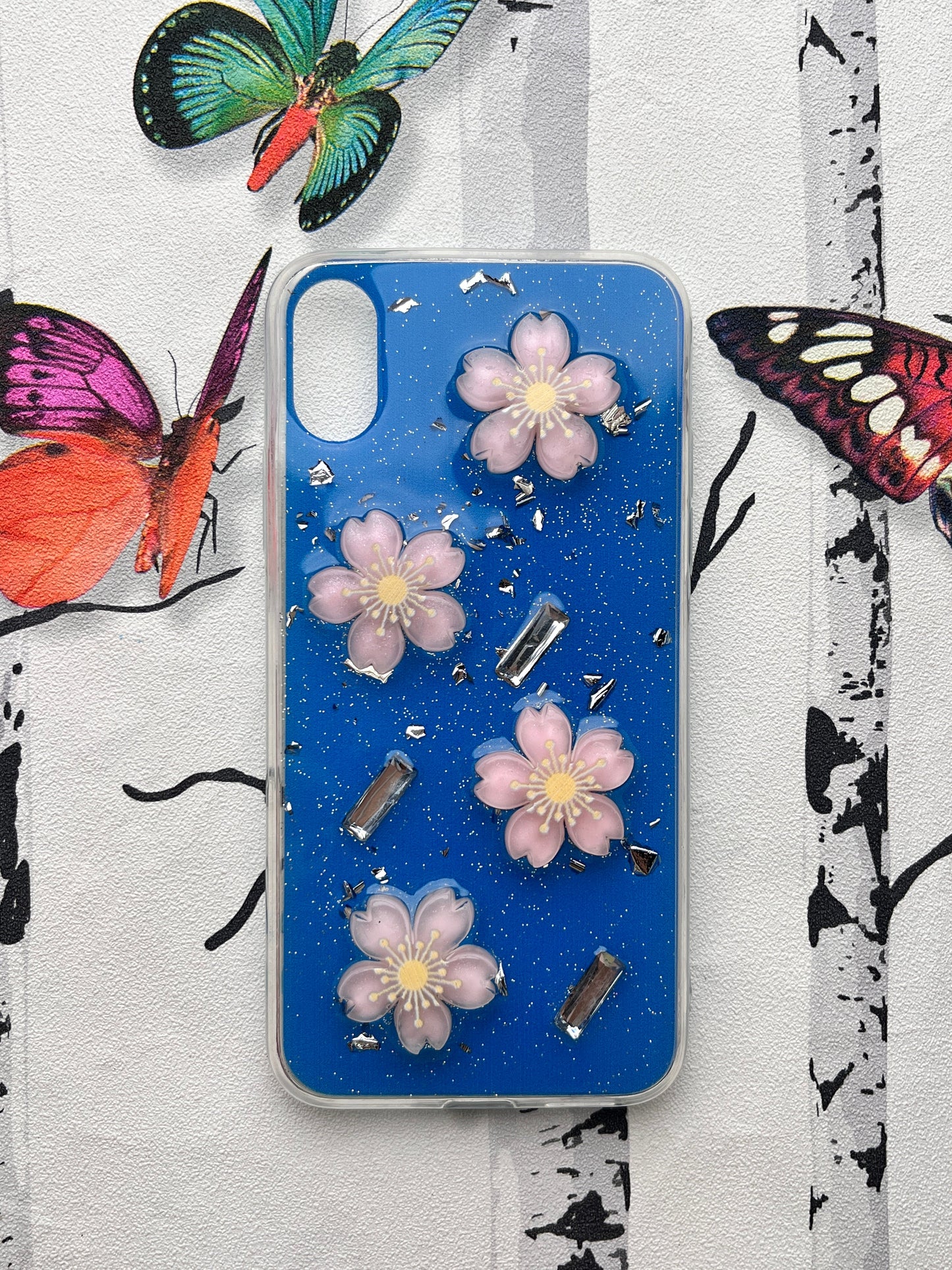 Ladies Spacial Floral Stone Diamond Case