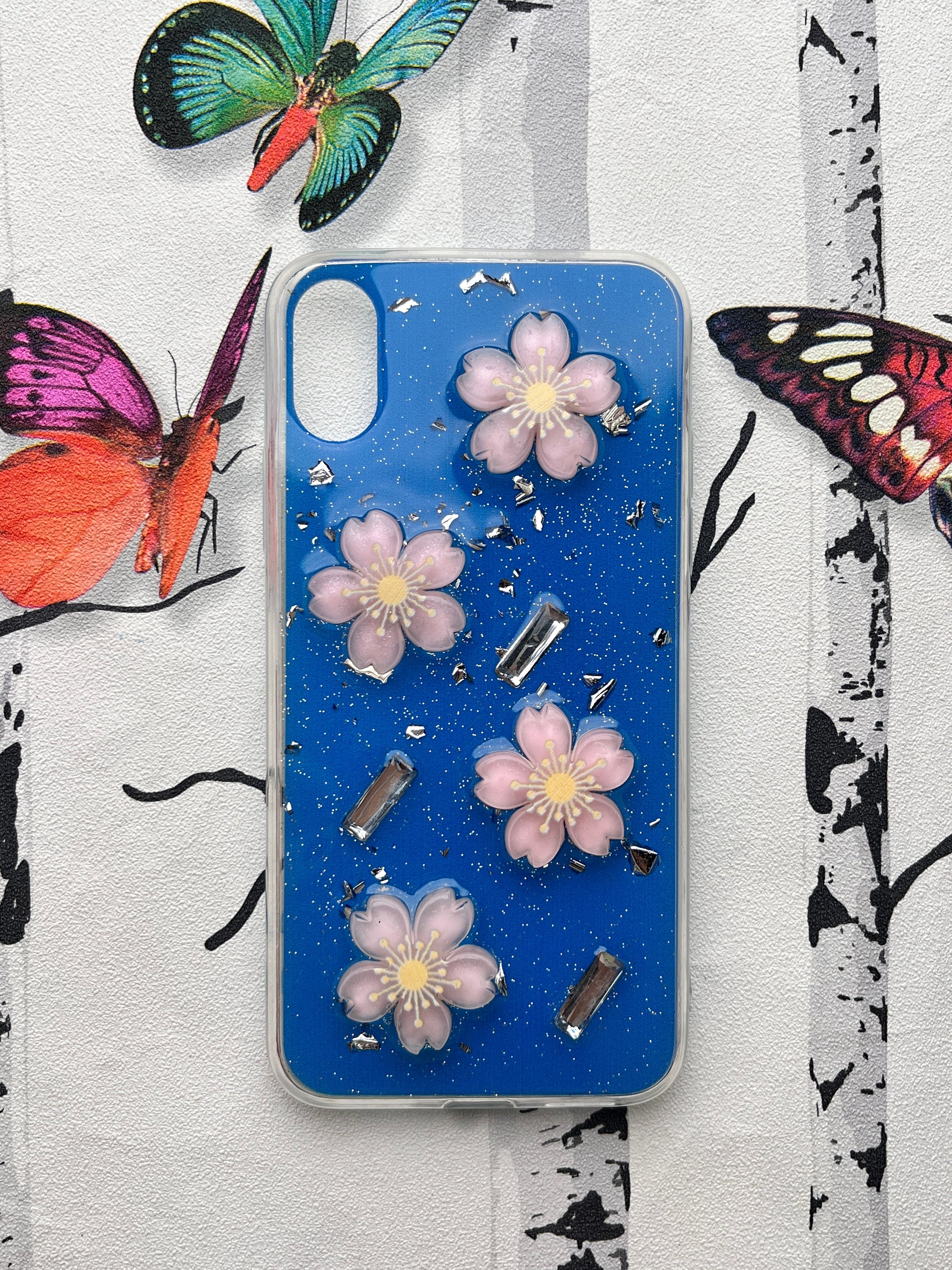 Ladies Spacial Floral Stone Diamond Case