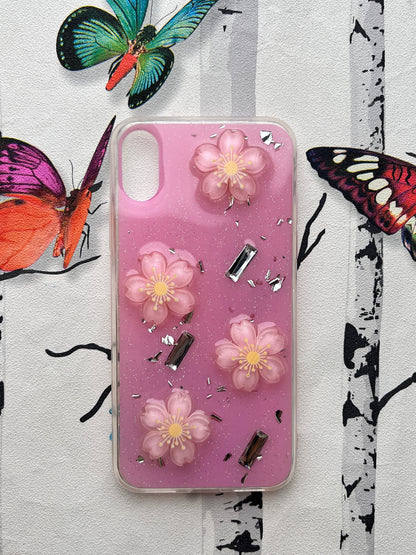 Ladies Spacial Floral Stone Diamond Case