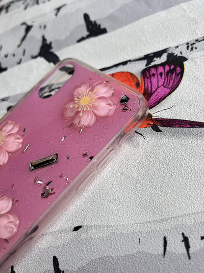 Ladies Spacial Floral Stone Diamond Case