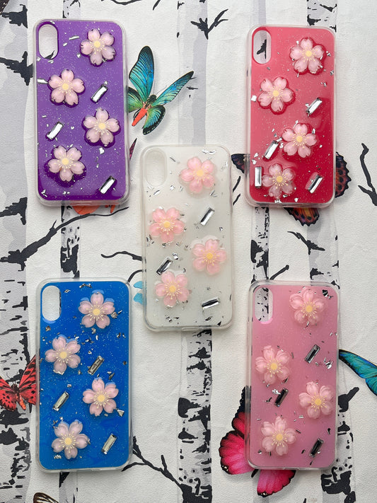 Ladies Spacial Floral Stone Diamond Case