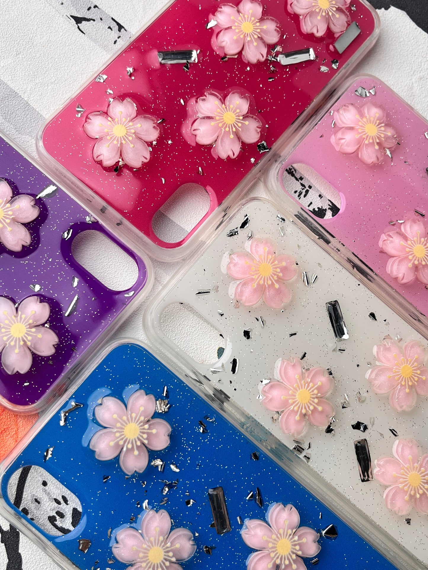 Ladies Spacial Floral Stone Diamond Case