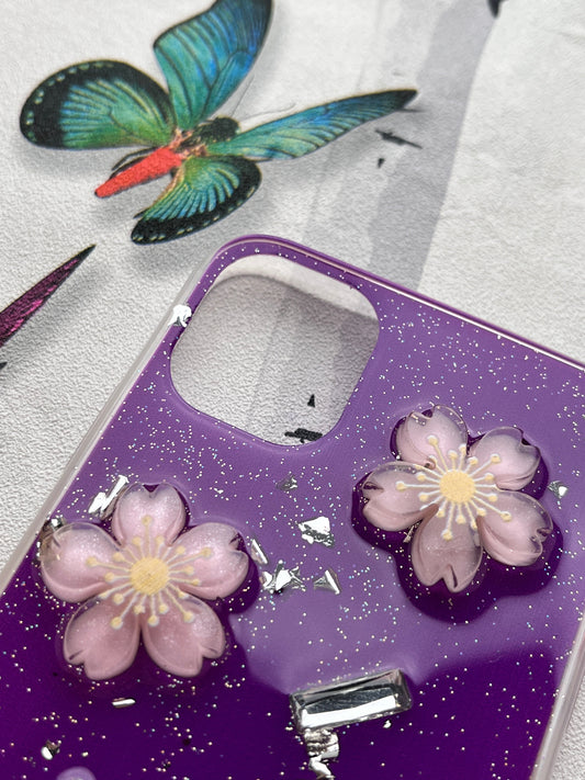 Ladies Spacial Floral Stone Diamond Case