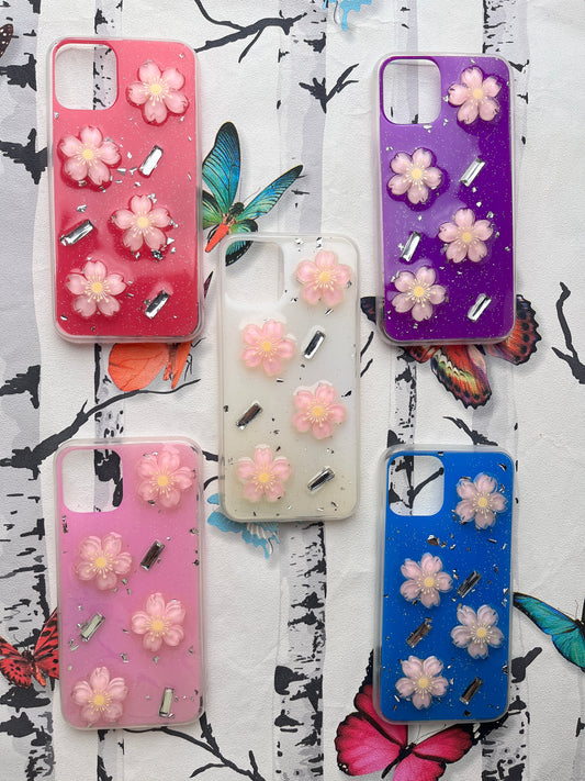 Ladies Spacial Floral Stone Diamond Case