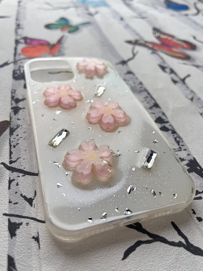 Ladies Spacial Floral Stone Diamond Case