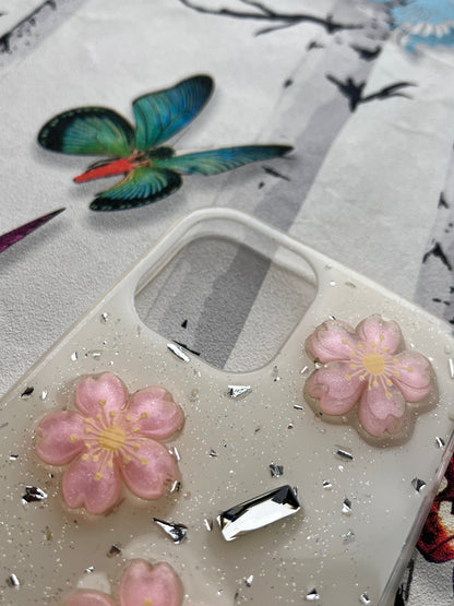 Ladies Spacial Floral Stone Diamond Case