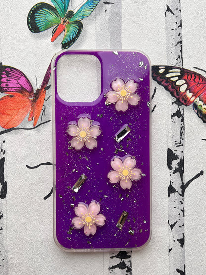 Ladies Spacial Floral Stone Diamond Case
