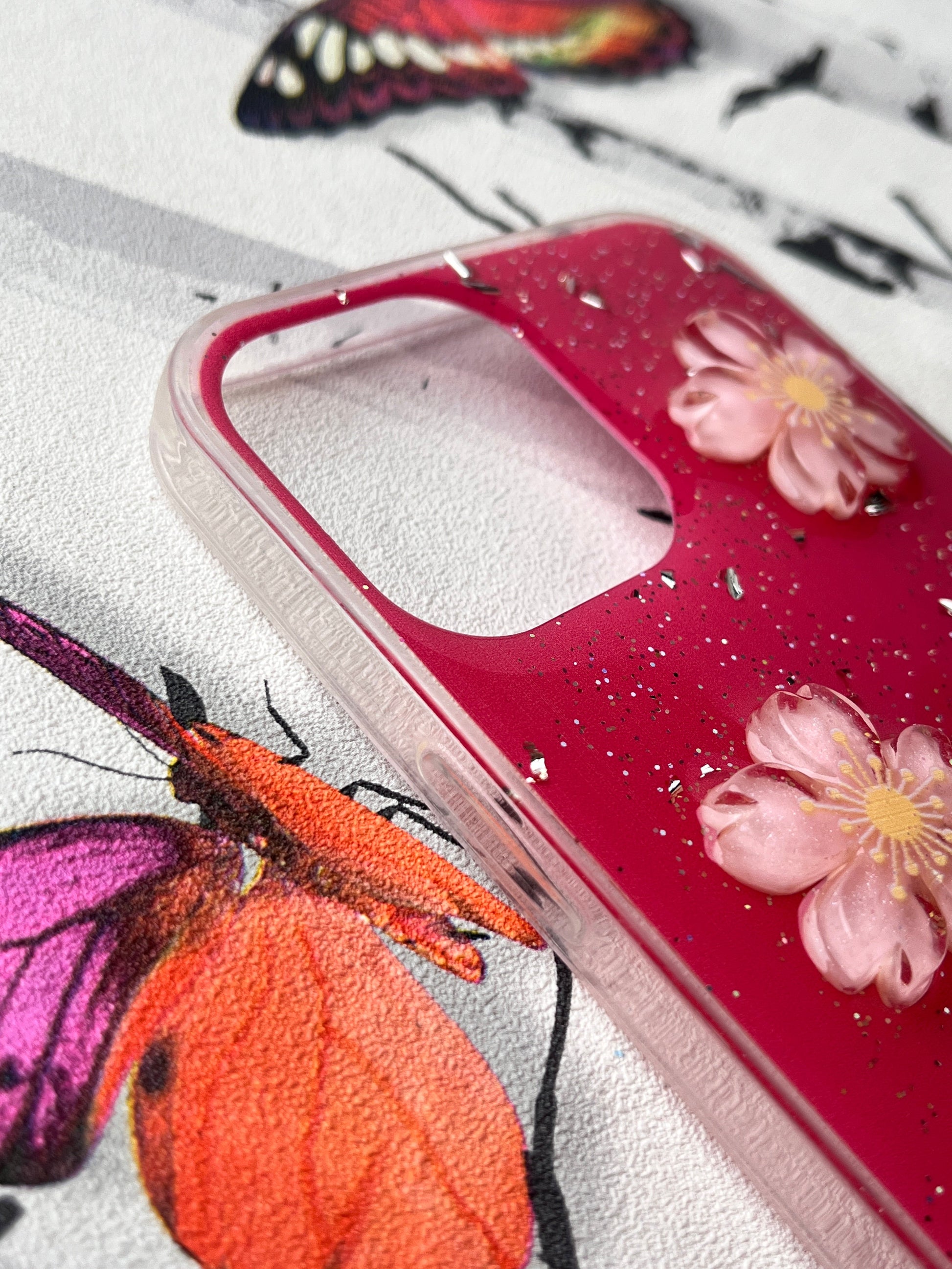 Ladies Spacial Floral Stone Diamond Case