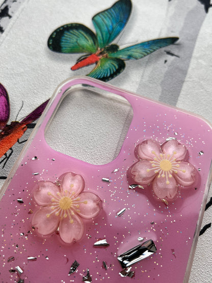 Ladies Spacial Floral Stone Diamond Case