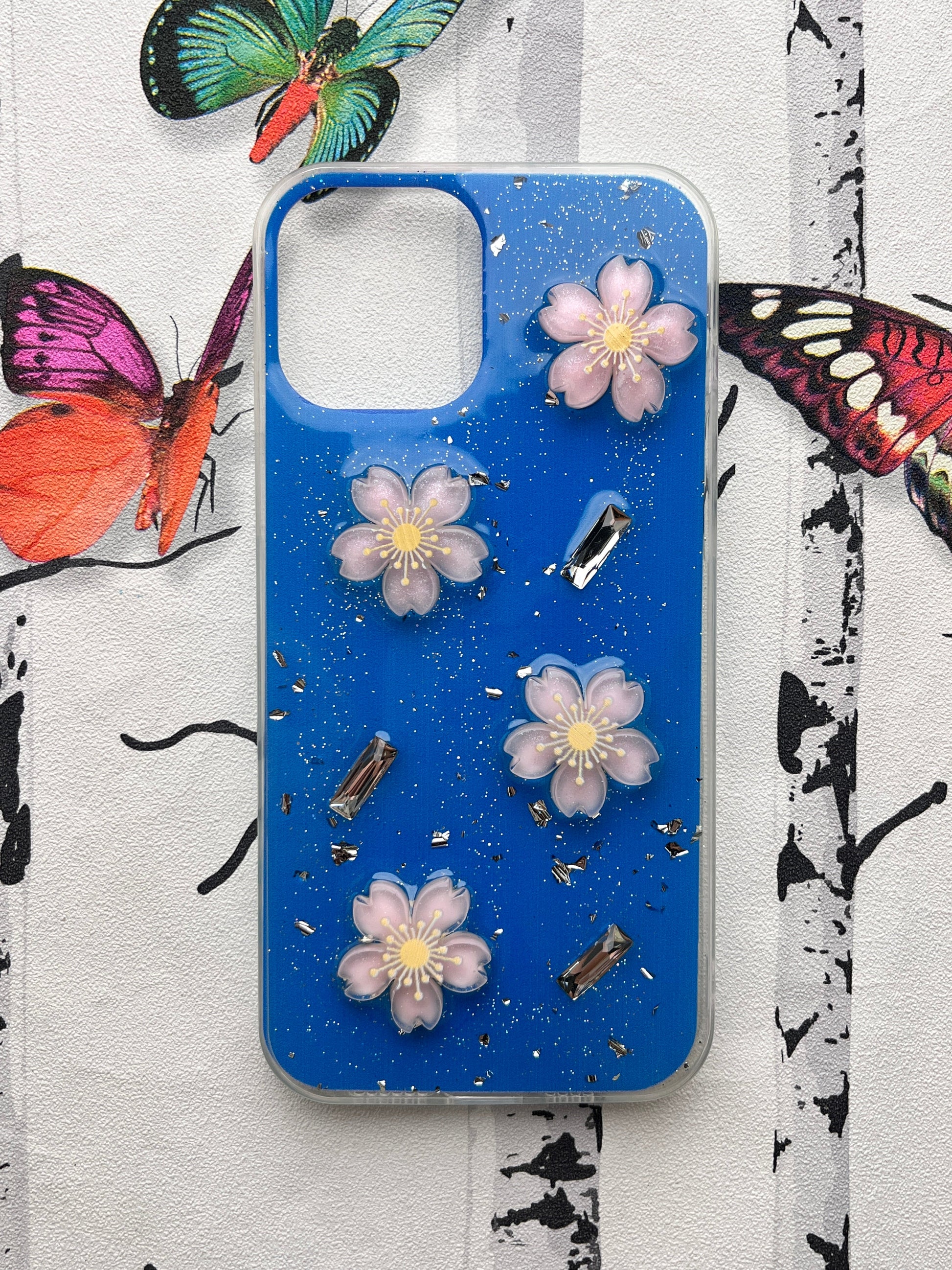 Ladies Spacial Floral Stone Diamond Case