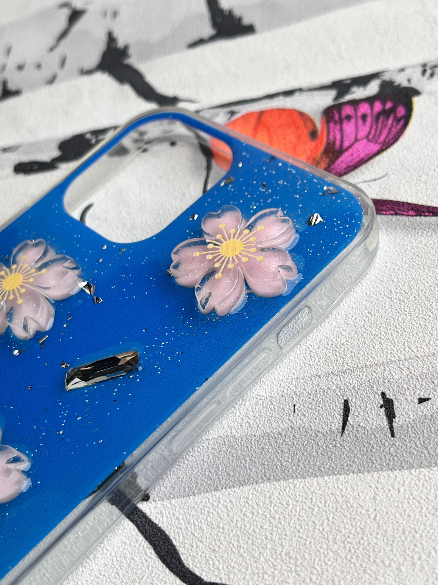 Ladies Spacial Floral Stone Diamond Case