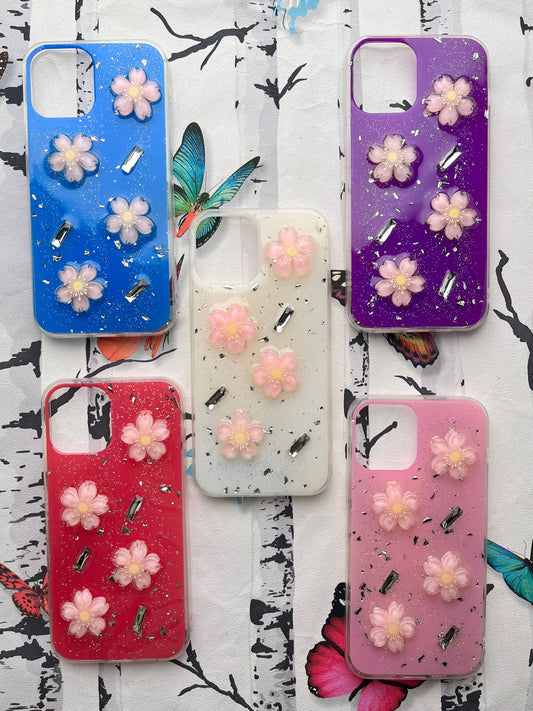 Ladies Spacial Floral Stone Diamond Case