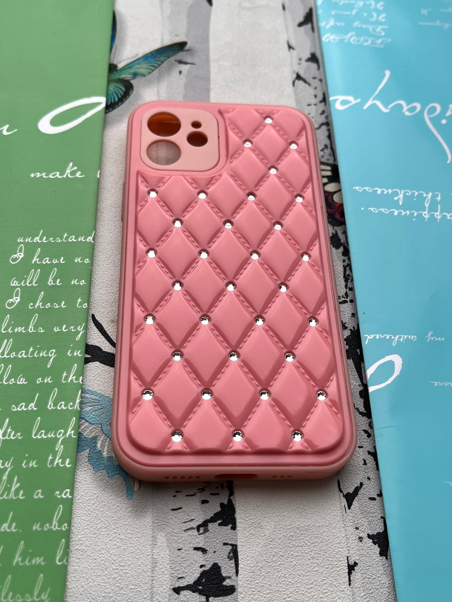 Shiny Square Dotted Dimond Designer Case