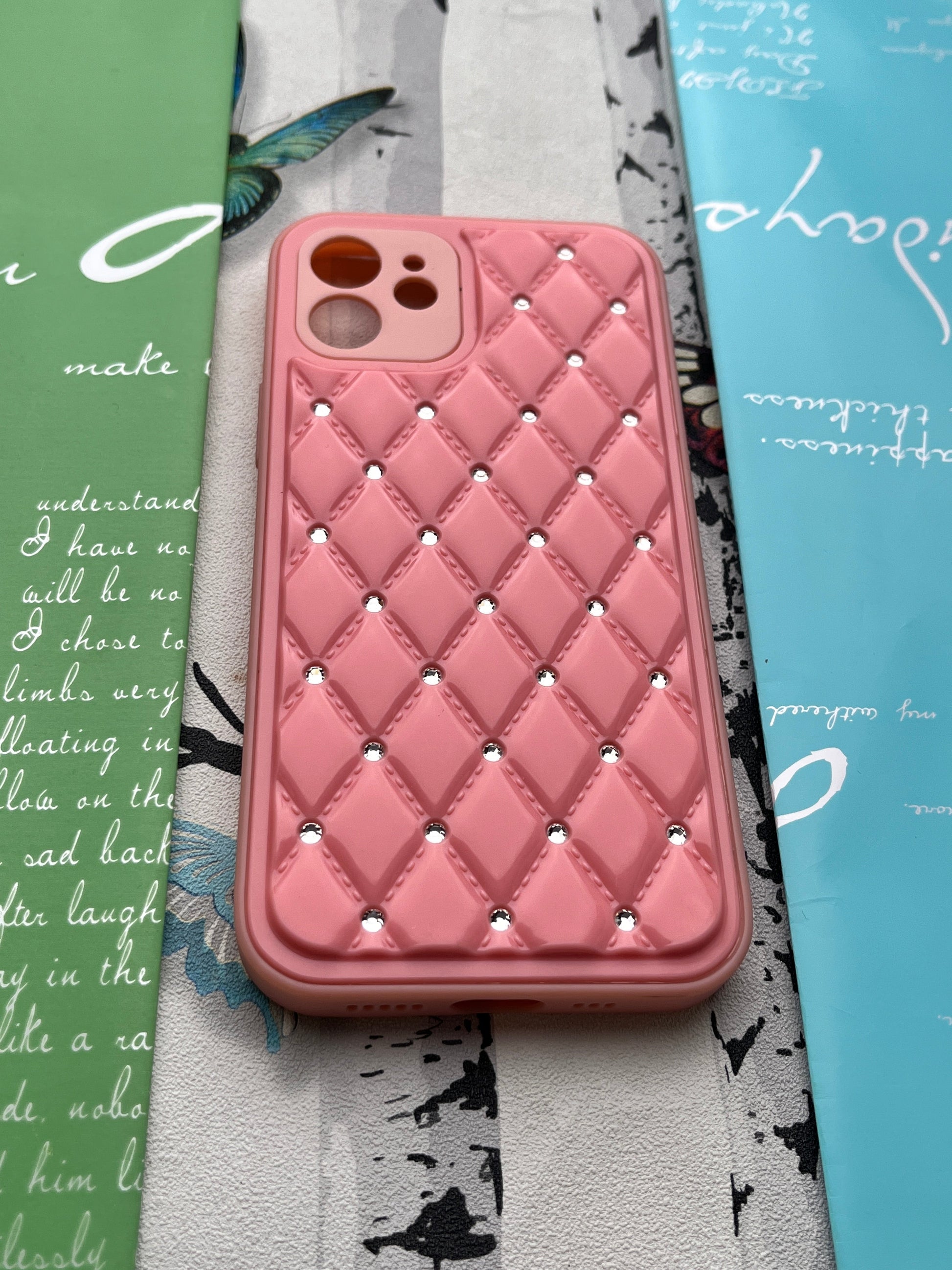 Shiny Square Dotted Dimond Designer Case