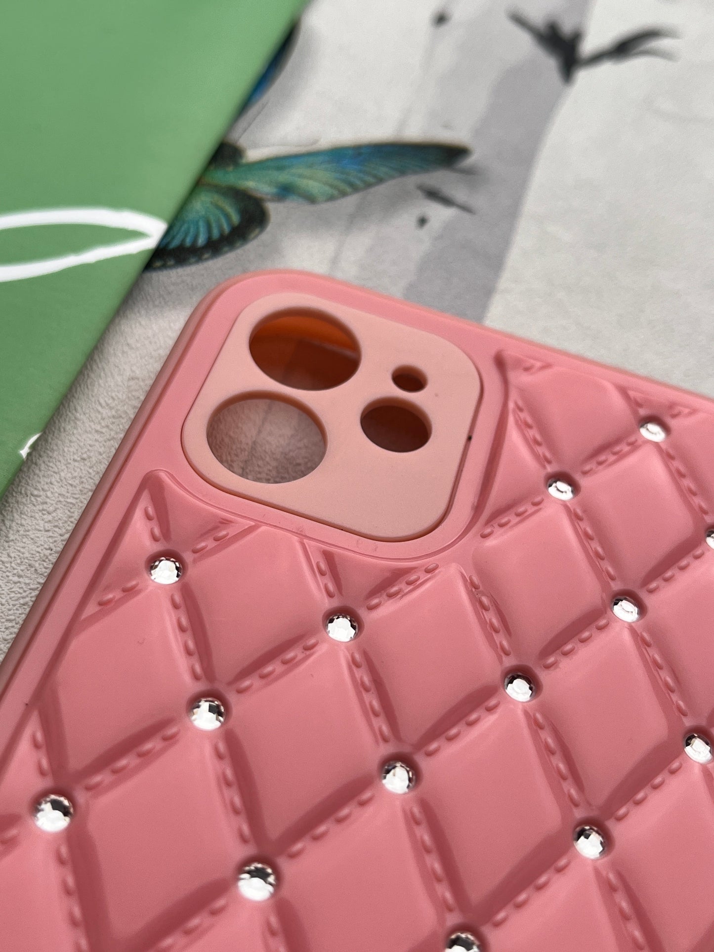 Shiny Square Dotted Dimond Designer Case