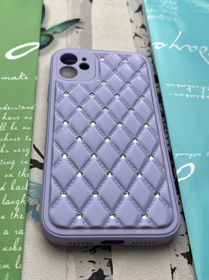 Shiny Square Dotted Dimond Designer Case