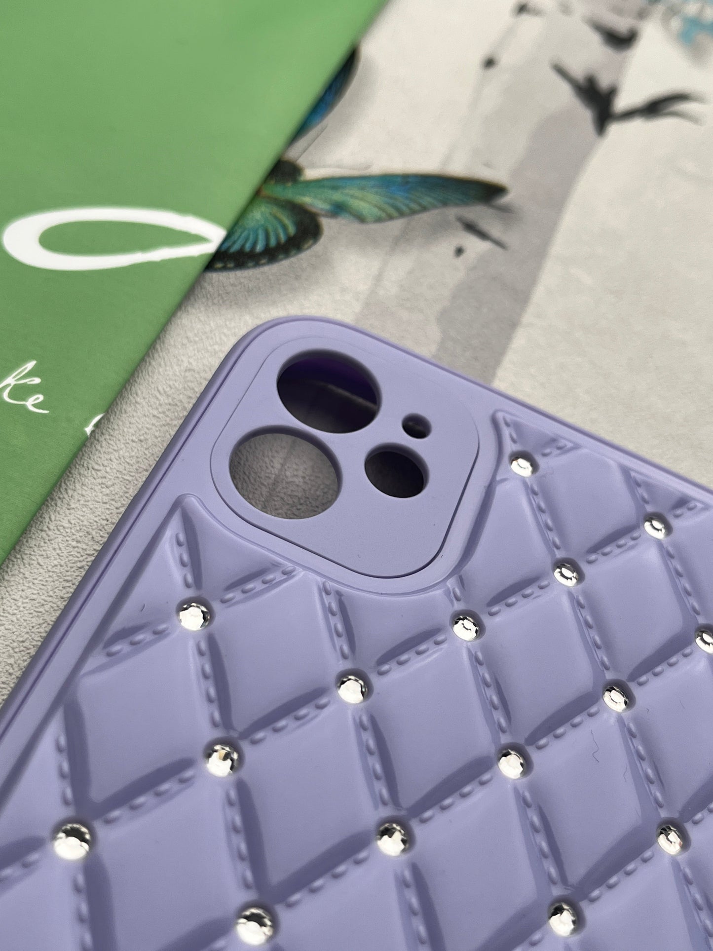 Shiny Square Dotted Dimond Designer Case