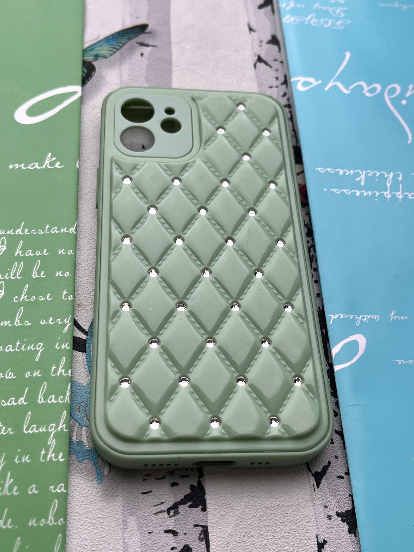 Shiny Square Dotted Dimond Designer Case