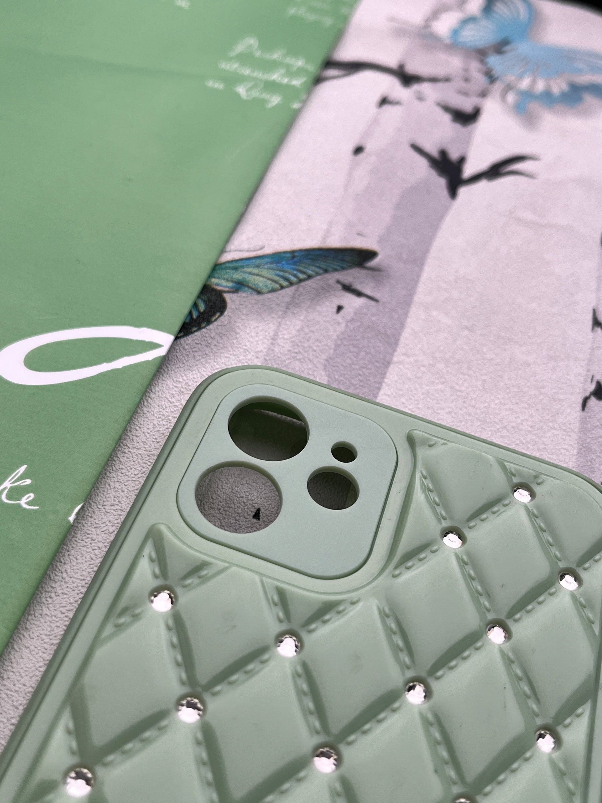 Shiny Square Dotted Dimond Designer Case