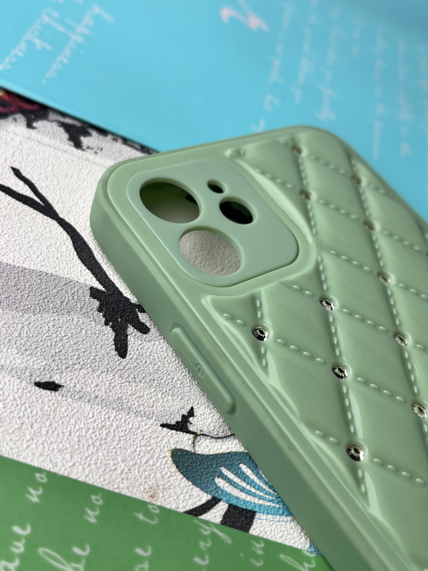 Shiny Square Dotted Dimond Designer Case