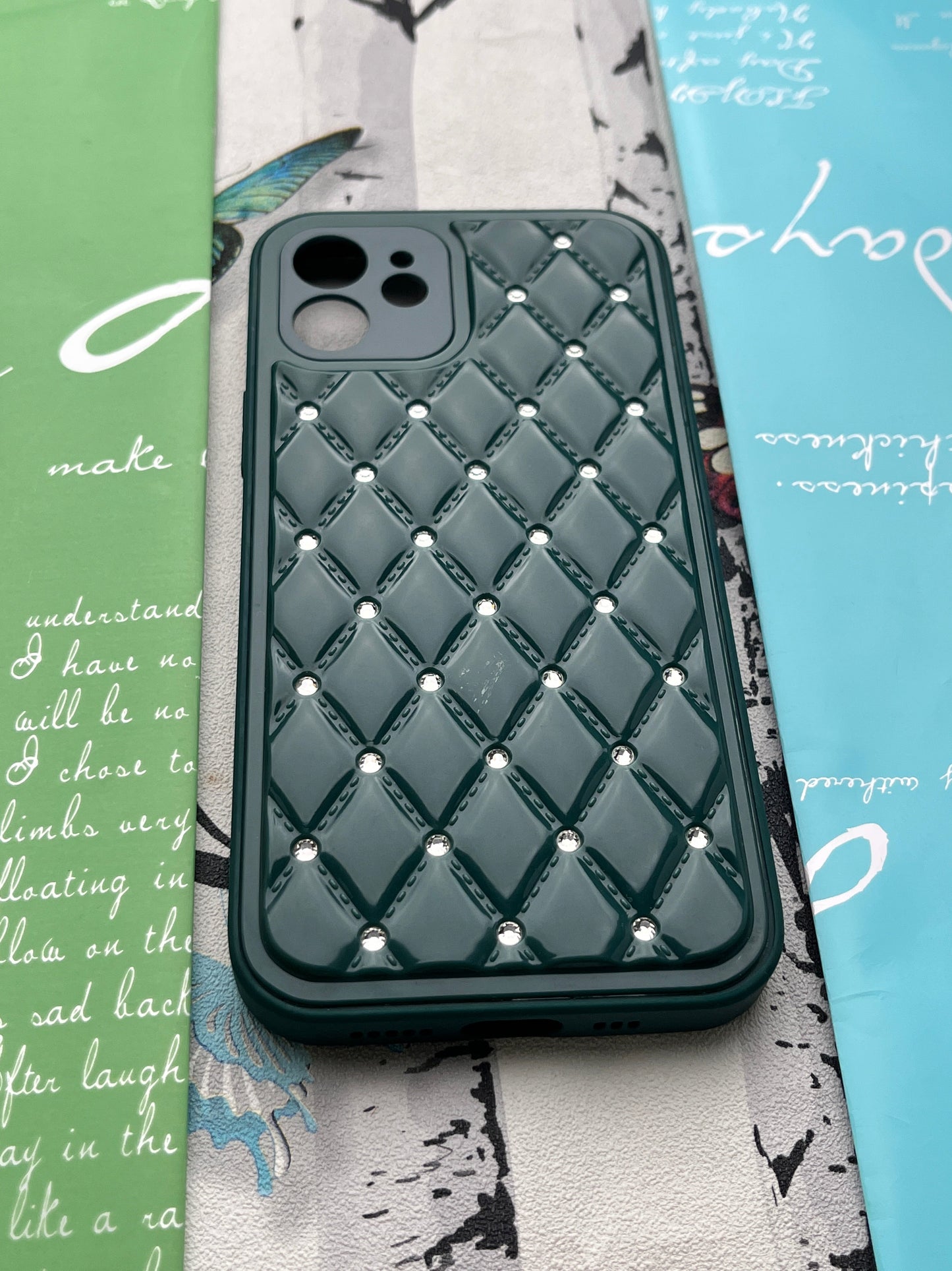 Shiny Square Dotted Dimond Designer Case