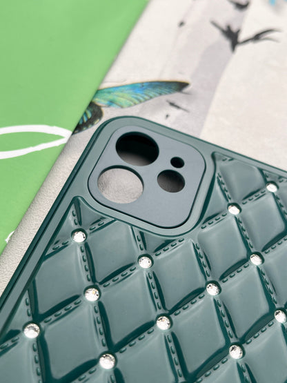 Shiny Square Dotted Dimond Designer Case