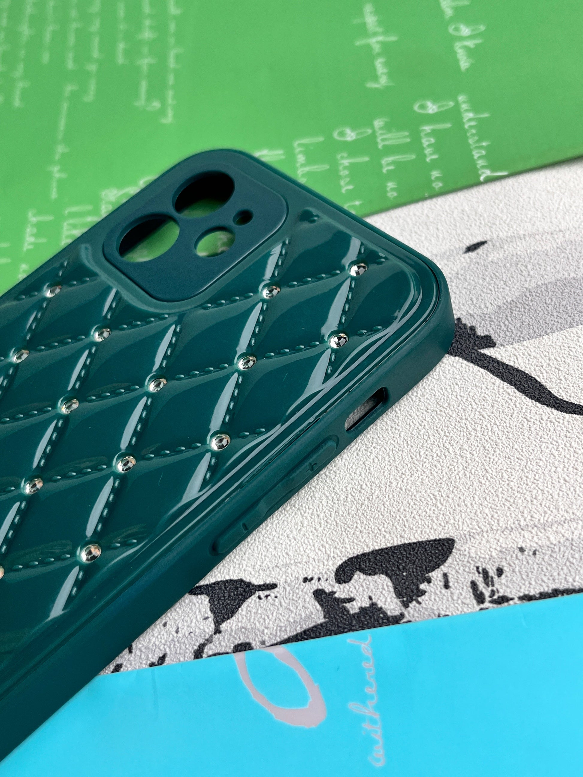 Shiny Square Dotted Dimond Designer Case